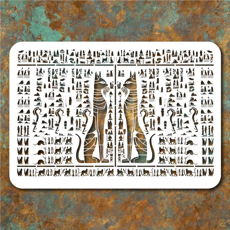 شابلون طرح گربه کد E 902 — تصویر ۲