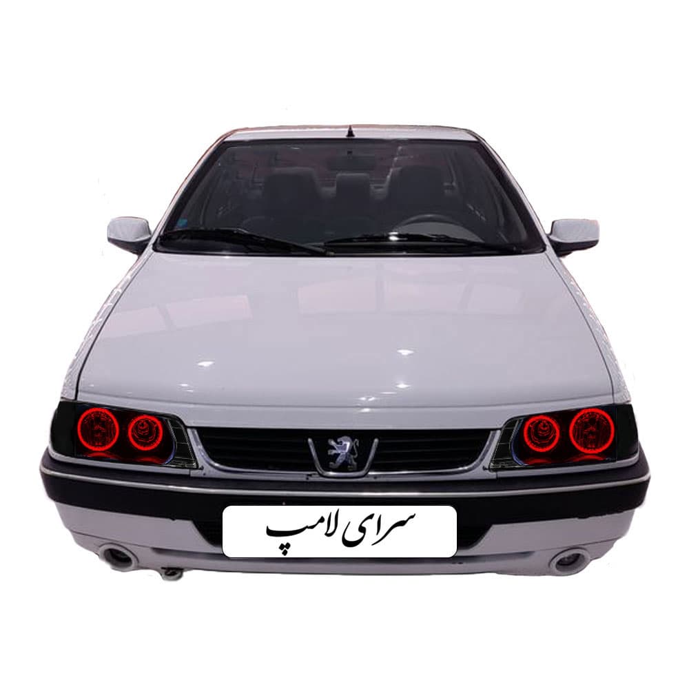 چراغ جلو اسپرت پژو 405 طرح گلس قرمز — تصویر ۸