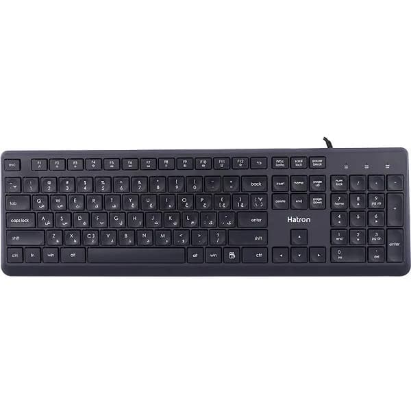 کیبورد هترون مدل HK190 ا HK190 USB Wired Keyboard — تصویر ۱۱