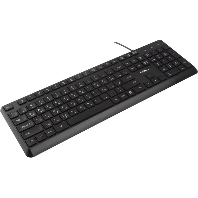 کیبورد هترون مدل HK190 ا HK190 USB Wired Keyboard — تصویر ۴