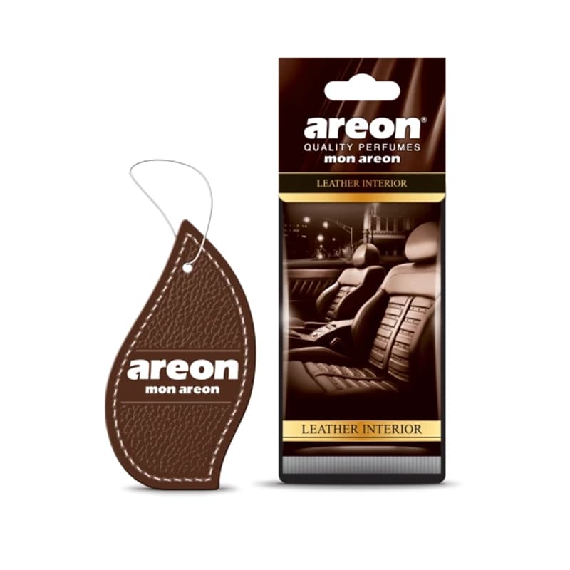 خوشبوکننده کارتی آرئون AREON سری mon رایحه چرم Leather Interior — تصویر ۲