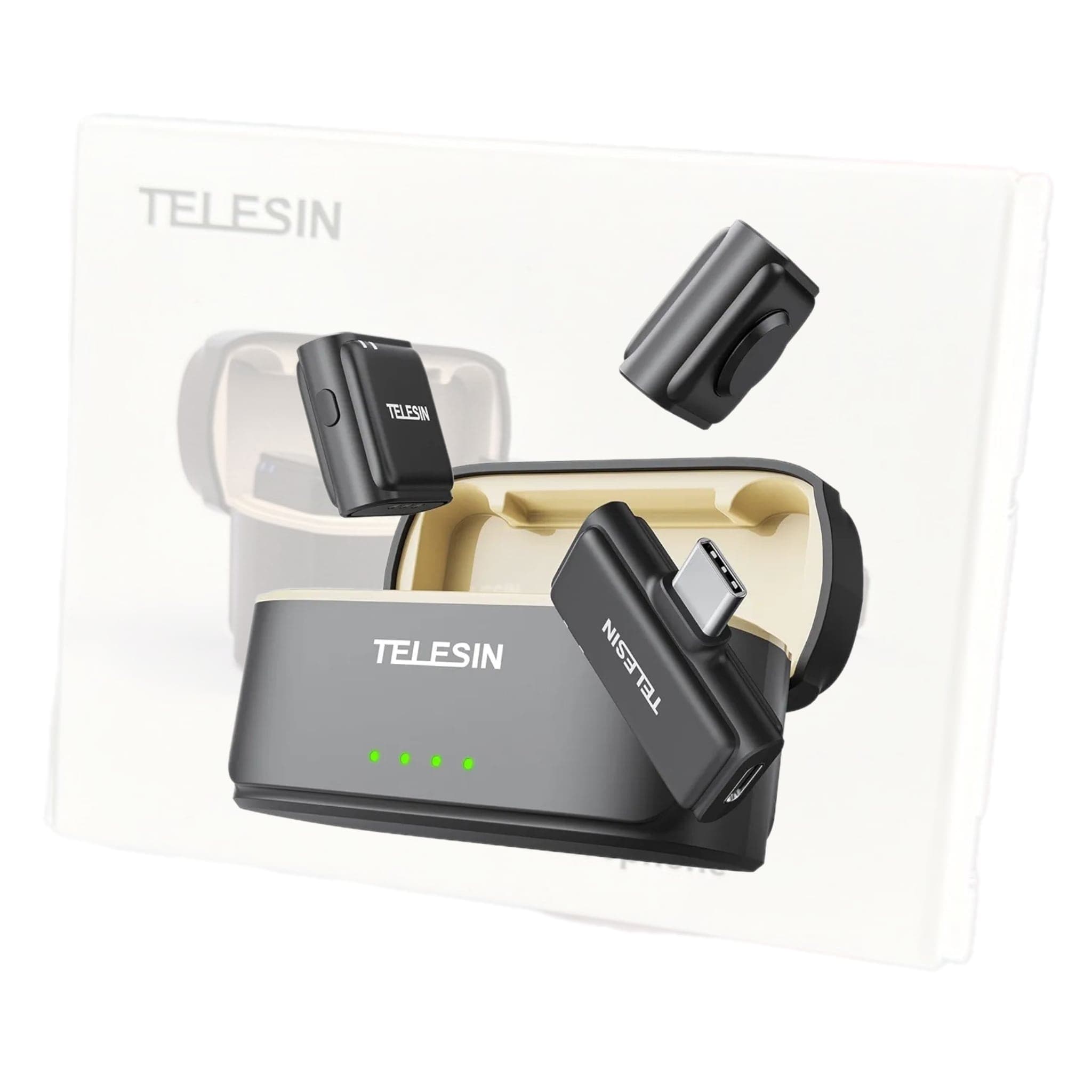 میکروفون یقه‌ای بی‌سیم TELESIN — تصویر ۷