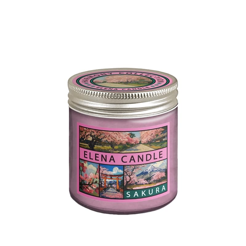 شمع معطر سری هارمونی النا با رایحه ساکورا – 150 گرمی
