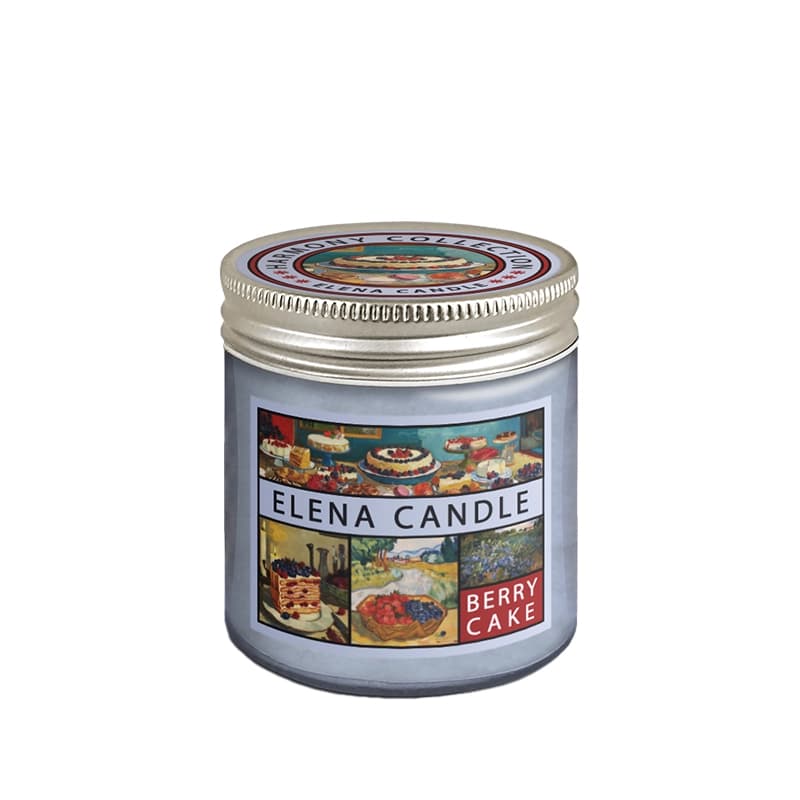 شمع معطر سری هارمونی النا با رایحه کیک تمشک – 150 گرمی