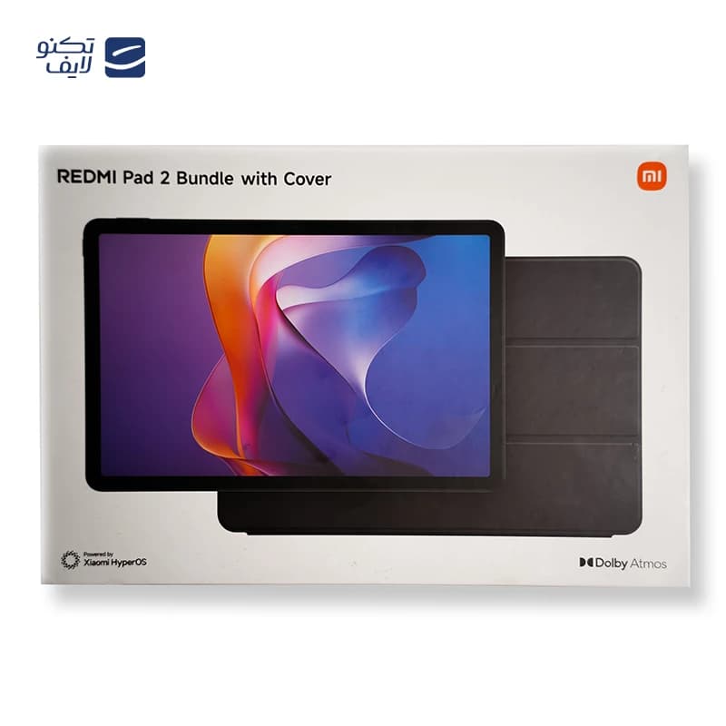 تبلت 11 اینچ شیائومی مدل REDMI PAD 2 ظرفیت 256 گیگابایت رم 8 گیگابایت به همراه کاور — تصویر ۷