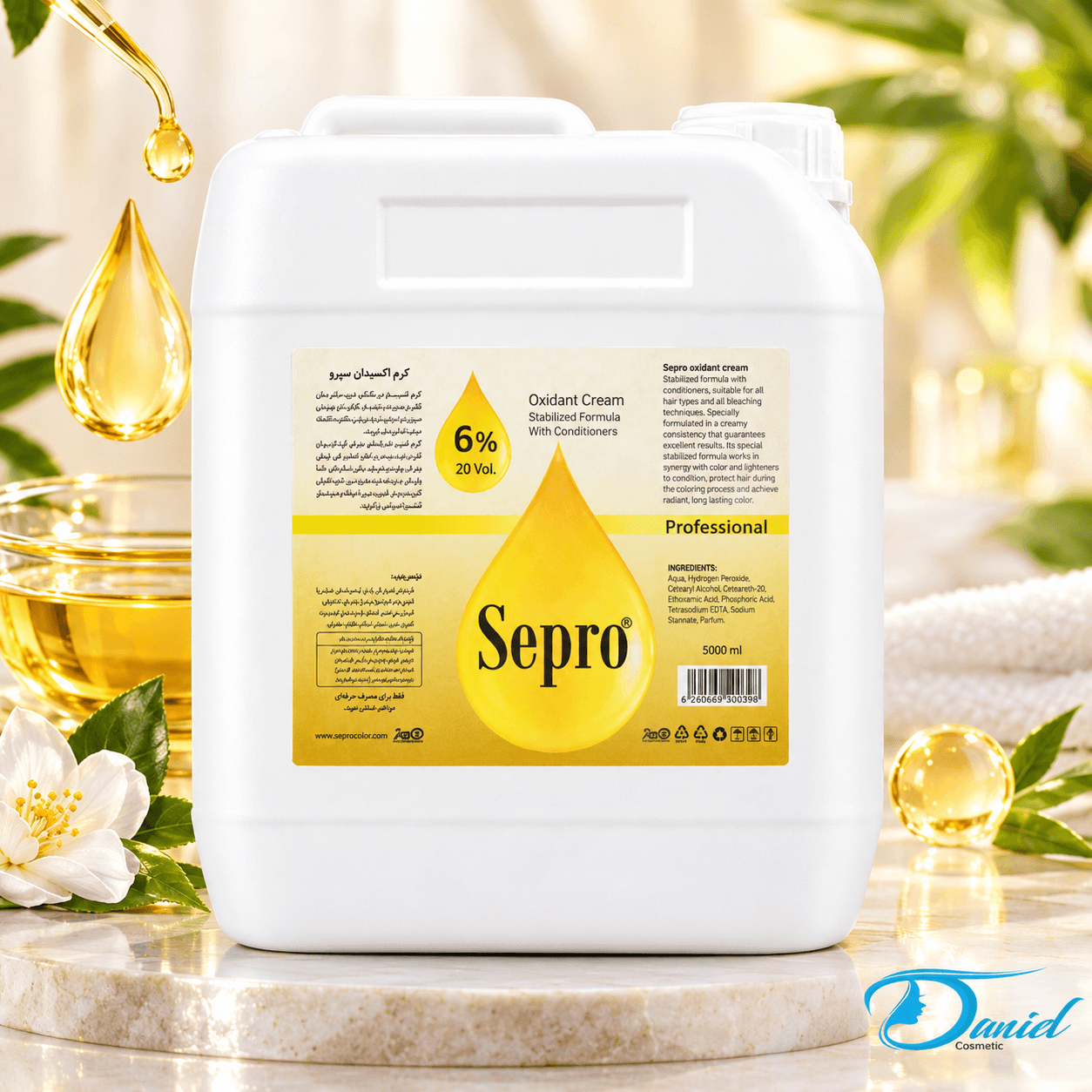 کرم اکسیدان سپرو ۶٪ (شماره ۱) ۴ لیتری