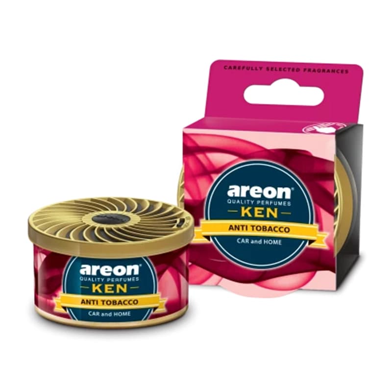 خوشبوکننده ماشین کنسروی آرئون AREON سری KEN رایحه آنتی تنباکو Anti Tobacco