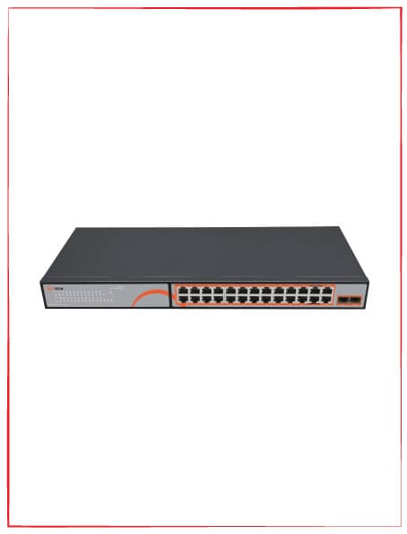 سوئیچ شبکه POE مکسرون مدل MSW-3224GFP-2GL-300I — تصویر ۶