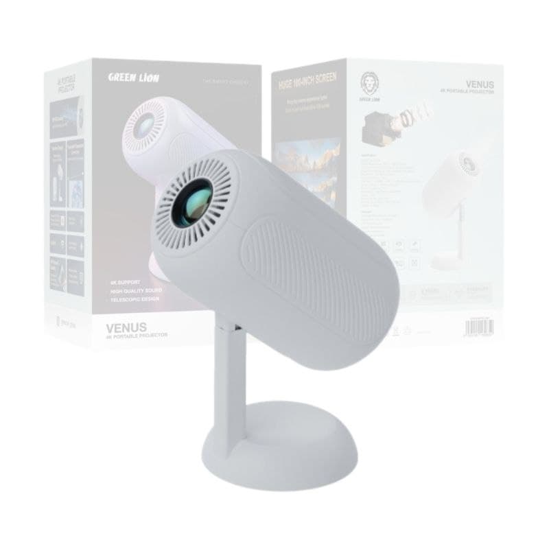 پروژکتور پرتابل گرین لاین مدل VENUS | کیفیت 4K و طراحی تلسکوپی