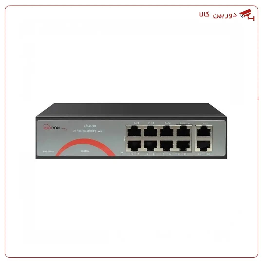 سوئیچ شبکه POE مکسرون مدلMSW-3008FPC-2FL-120I — تصویر ۳