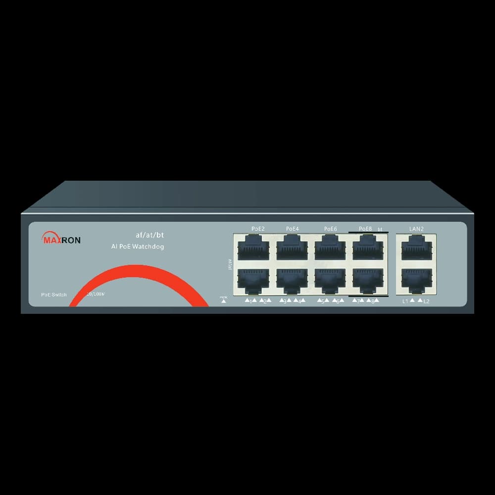 سوئیچ شبکه POE مکسرون مدلMSW-3008FPC-2FL-120I — تصویر ۶