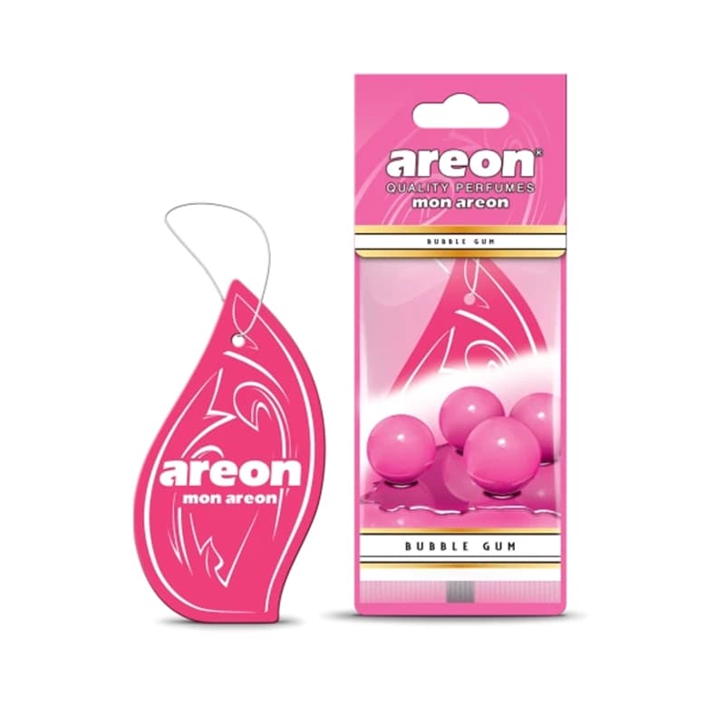 خوشبوکننده کارتی آرئون AREON سری mon رایحه آدامس بادکنکی Bubble Gum