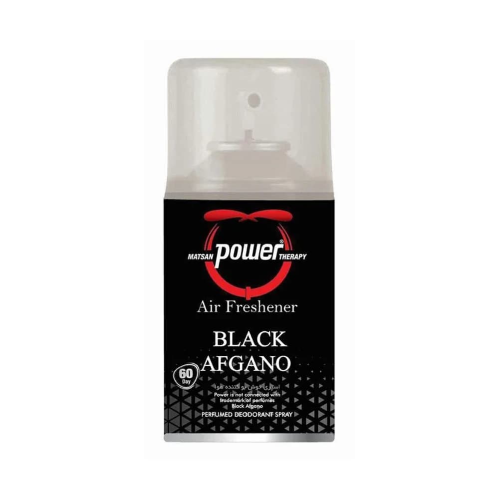اسپری خوشبو کننده هوا پاور مدل black afgano حجم 260 میل