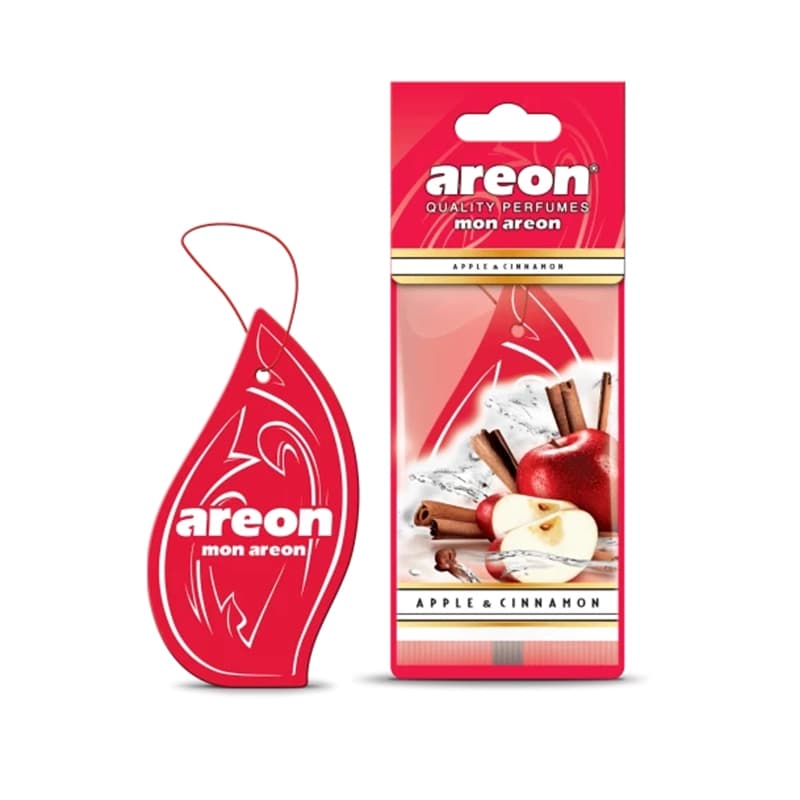 خوشبوکننده کارتی آرئون AREON سری mon رایحه سیب دارچین Apple Cinnamon