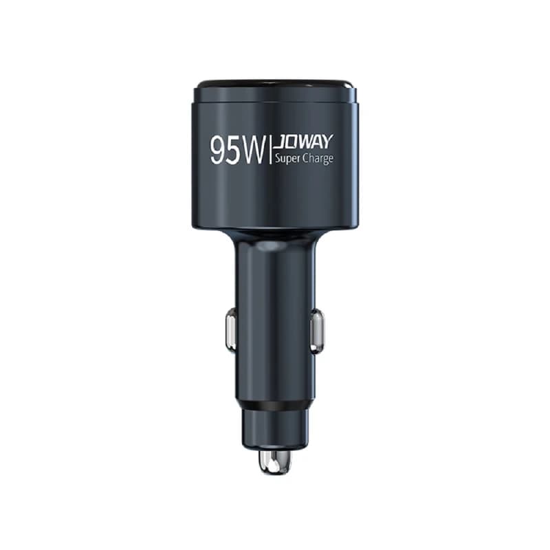 شارژر فندکی 95 وات جووی JOWAY JC195 با 3 پورت خروجی — تصویر ۸