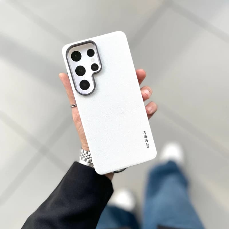 کاور چرمی KSTDESIGN مناسب برای گوشی موبایل سامسونگ Galaxy S26 Ultra — تصویر ۱۰