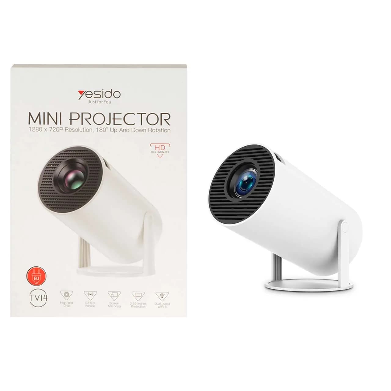 پروژکتور HD یسیدو YESIDO TV14 MINI PROJECTOR — تصویر ۹