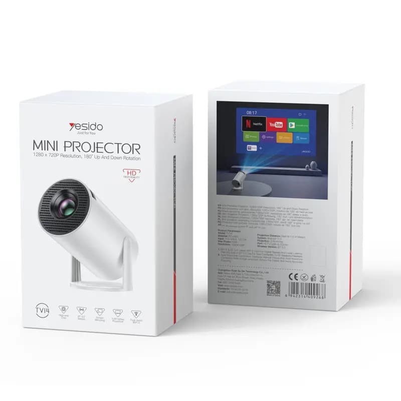 پروژکتور HD یسیدو YESIDO TV14 MINI PROJECTOR — تصویر ۱۲