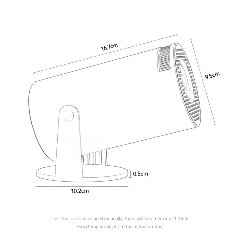 پروژکتور HD یسیدو YESIDO TV14 MINI PROJECTOR — تصویر ۷