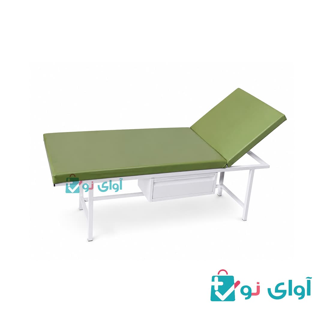 تخت معاینه پایه ثابت یک کشو سر متحرک — تصویر ۳