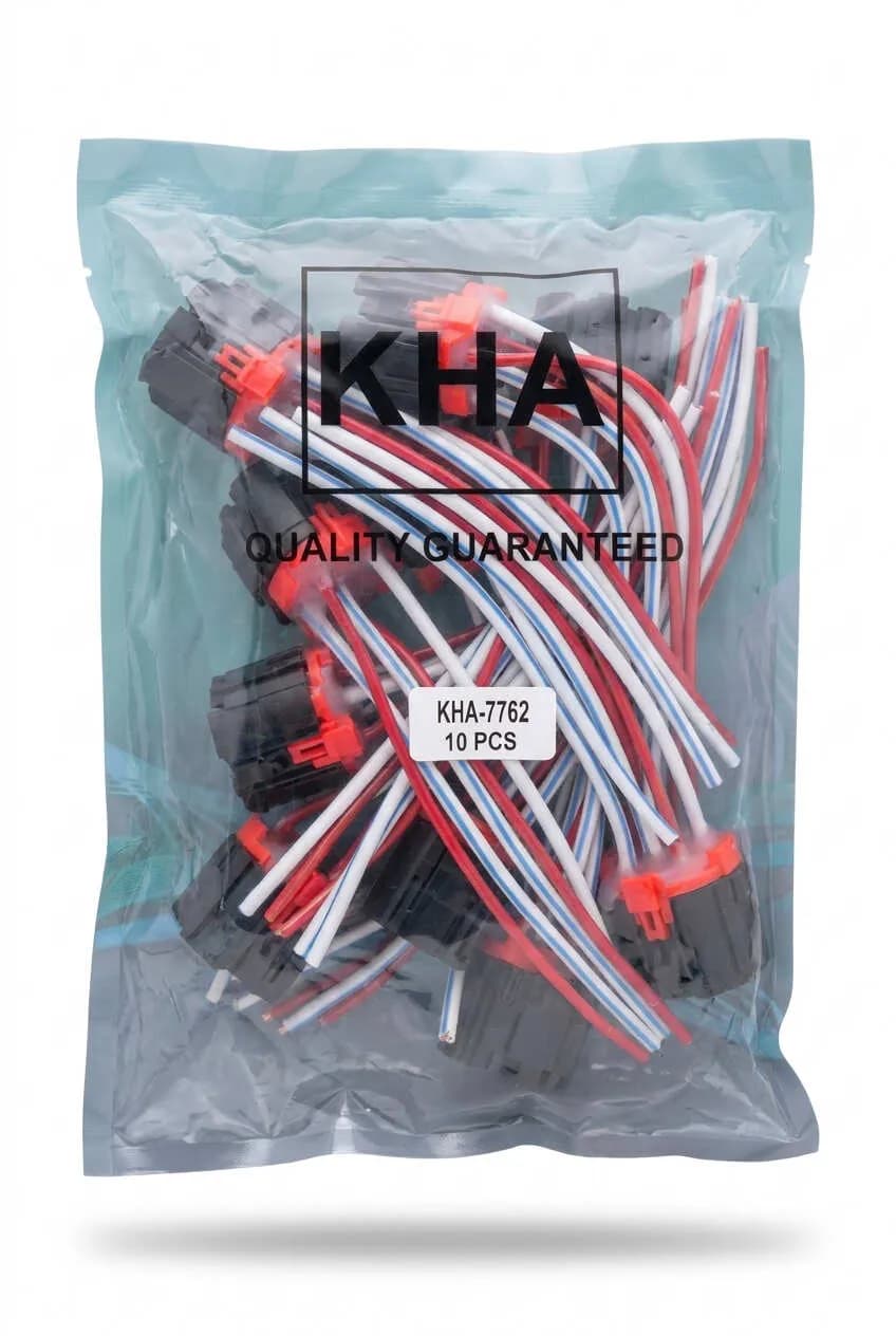 سوکت رله فن پژو 405 برند KHA (بسته ۱۰ عددی)