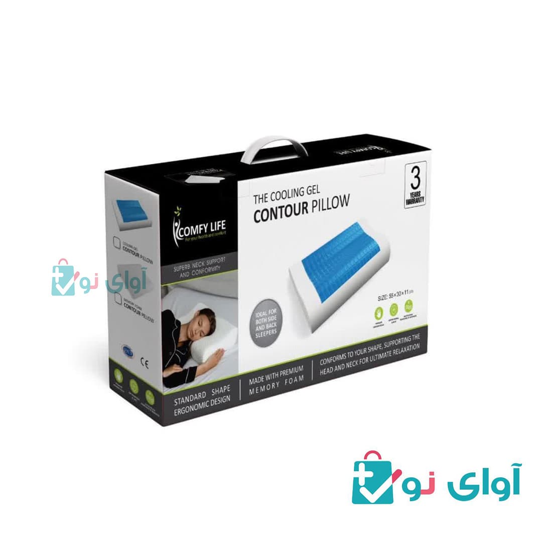 بالش طبی ایکس لارج پلاس با ژل‌ خنک کننده کامفی لایف Comfy Life — تصویر ۲