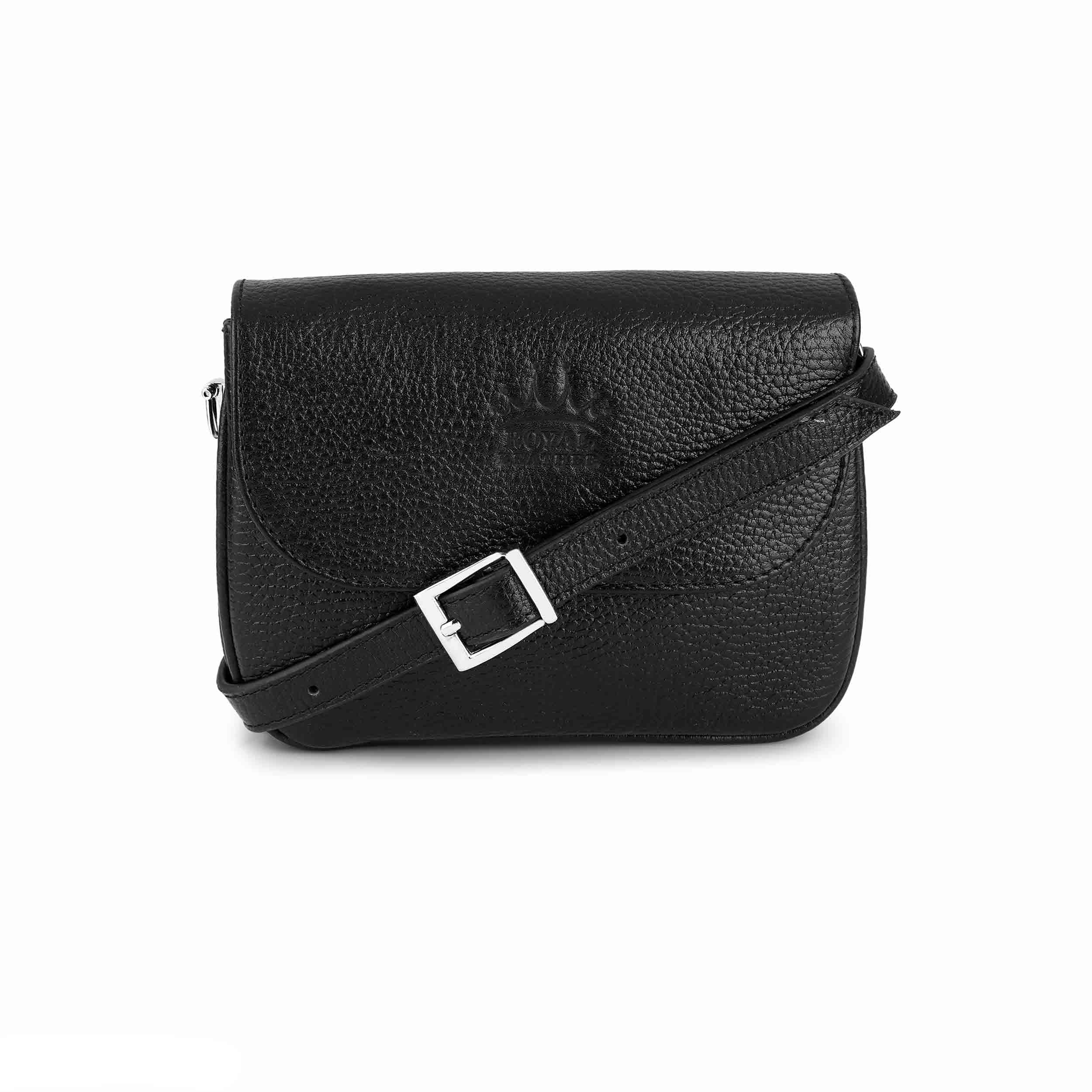 کیف دوشی زنانه رویال چرم کد W80 — تصویر ۸