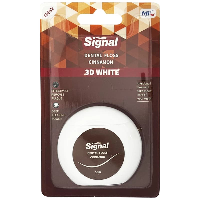 نخ دندان سیگنال مدل 3D WHITE با رایحه دارچین
