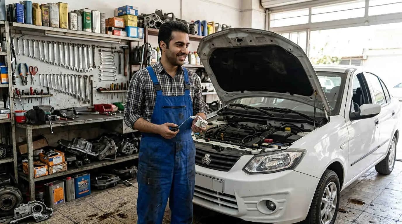 درجه داخل باک ساینا و کوییک برند کارا صنعت پیشرو (KSP) اصل | پایان خطای آمپر بنزین — تصویر ۴
