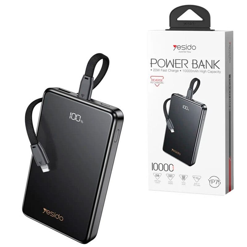 پاوربانک یسیدو YESIDO YP75 با ظرفیت 10000 میلی آمپر ساعت — تصویر ۷