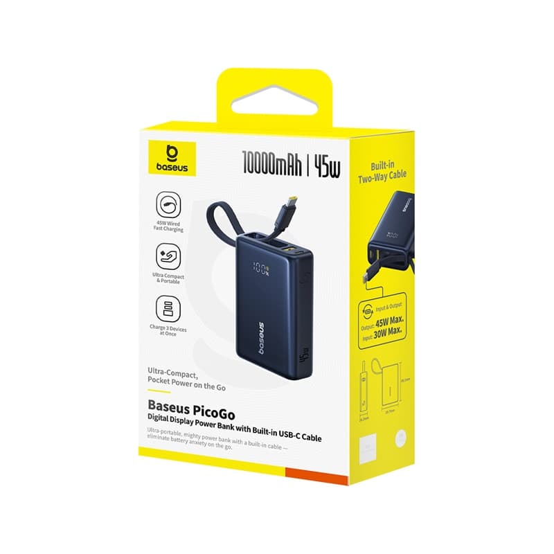 پاور بانک باسئوس مدل Baseus Picogo 45W 10000mAh — تصویر ۱۲