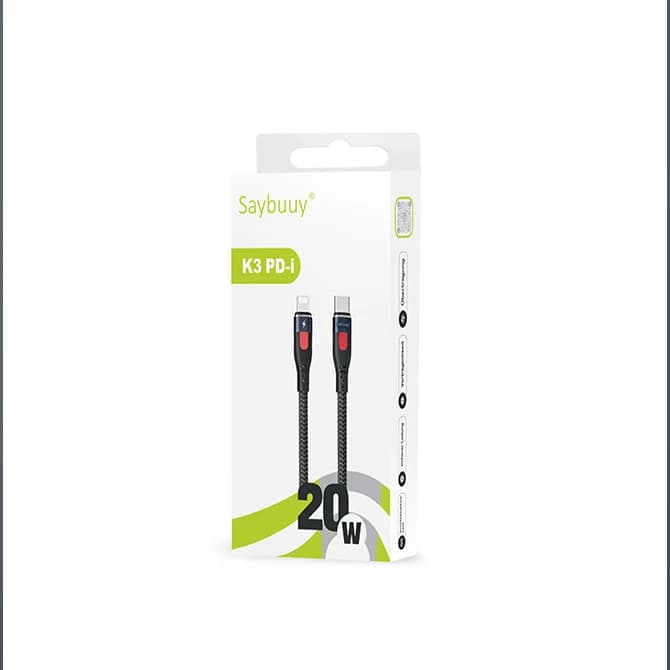 کابل 20 وات TYPE-C به LIGHTNING سی بای SAYBUUY K3 PD-i — تصویر ۲