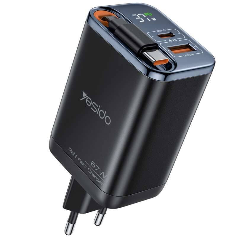 شارژر 67 وات یسیدو YESIDO YC100 با تکنولوژی GaN — تصویر ۹
