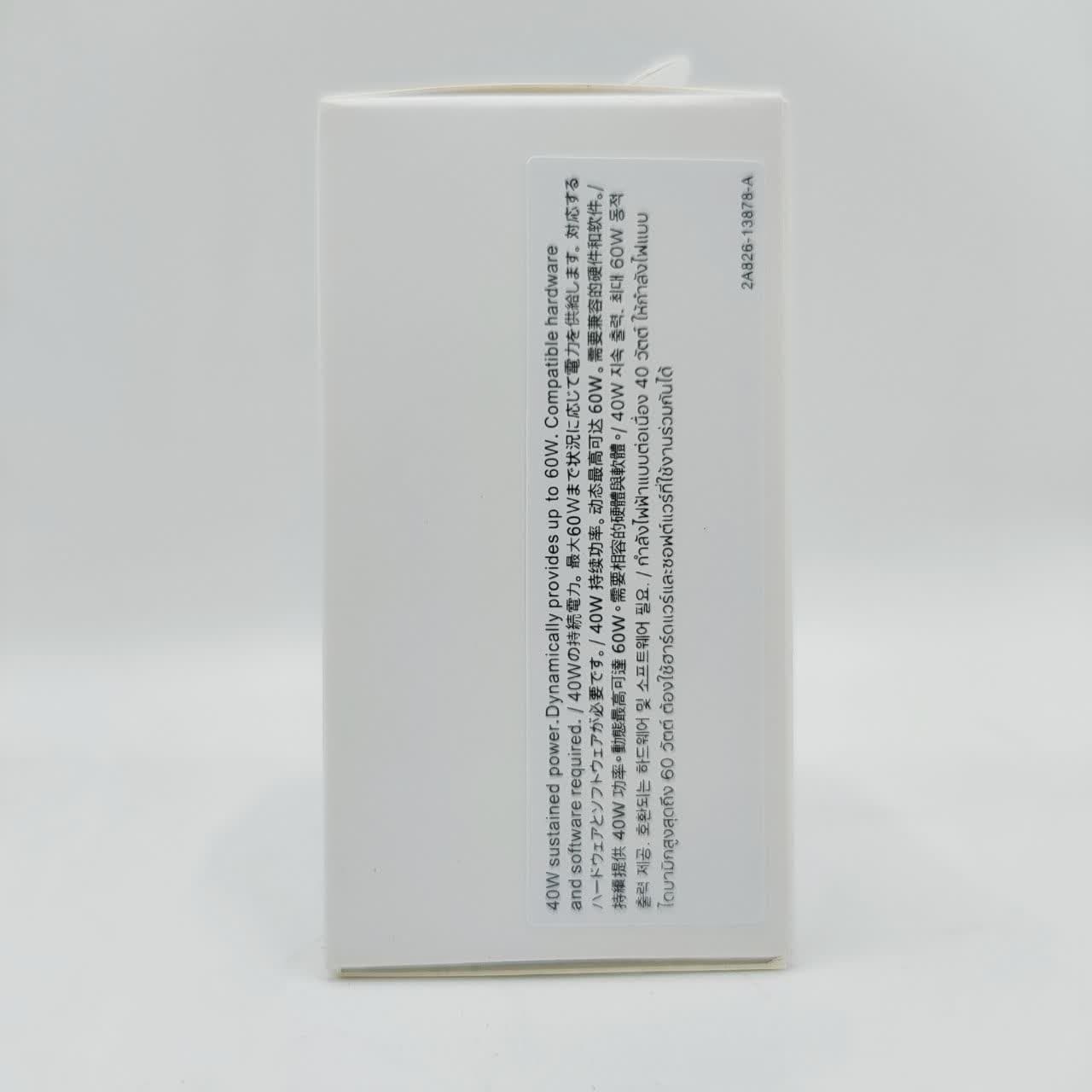 شارژر اورجینال 3پین داینامیک 40 وات اپل Apple 3pin 40W Dynamic Power Adapter with 60W Max — تصویر ۶