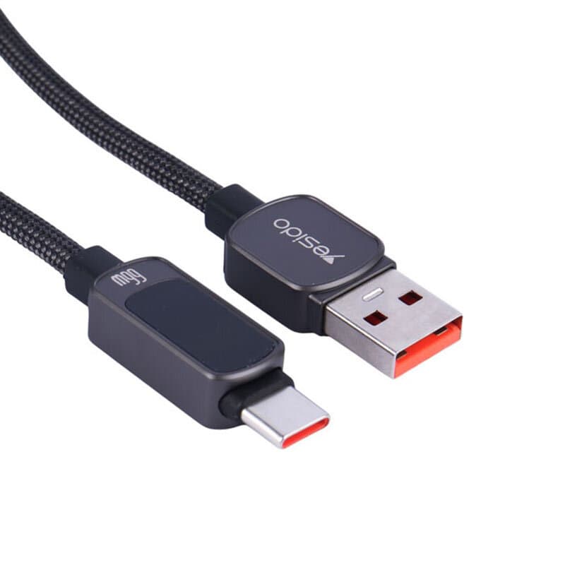 کابل 66 وات USB به TYPE-C یسیدو YESIDO CA128C — تصویر ۹