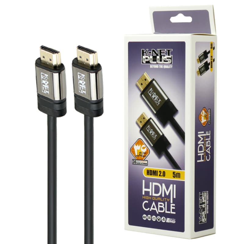 کابل 2.0 HDMI کی نت پلاس 5 متری – Knet Plus KP-CH20050