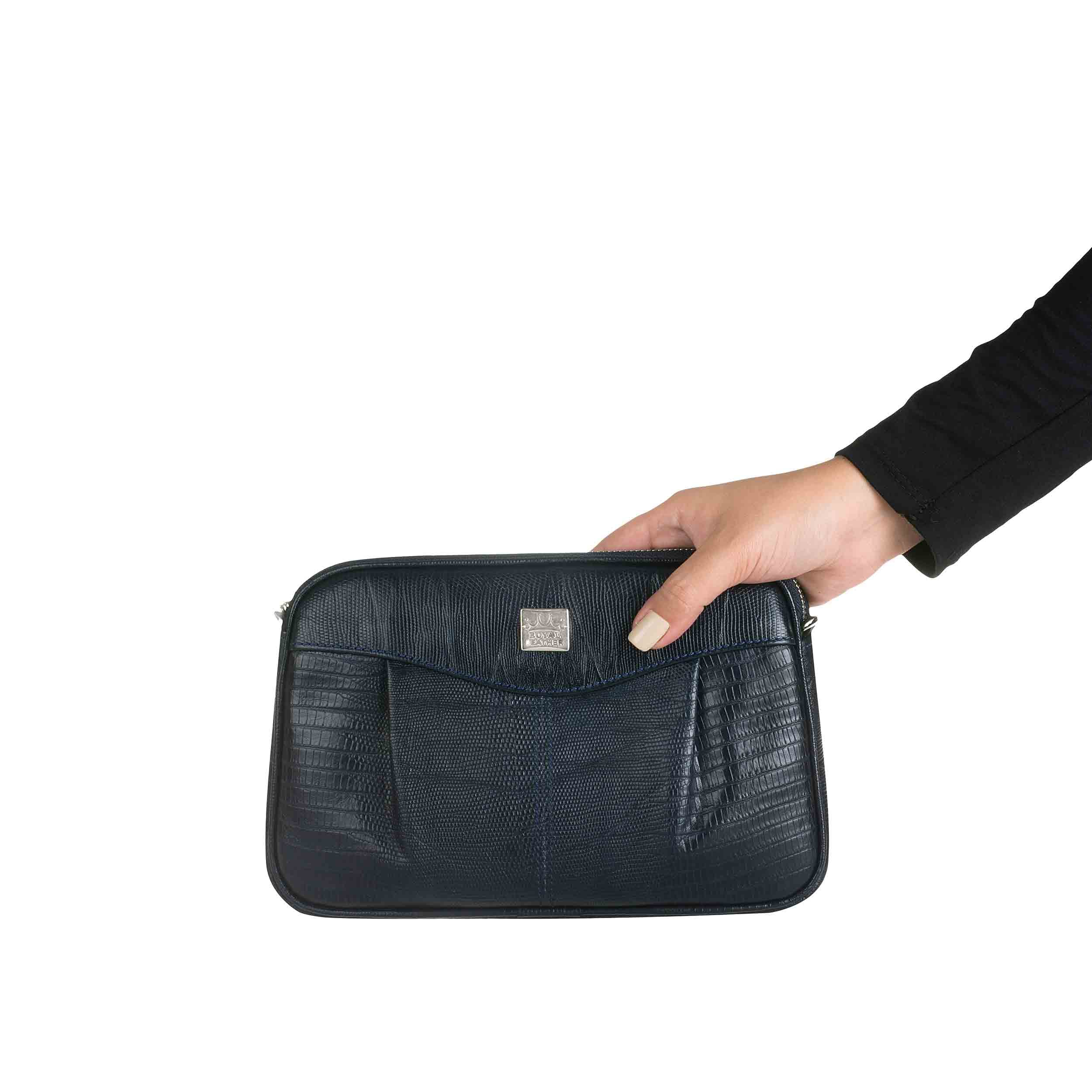 کیف دوشی زنانه رویال چرم کد W127.2 — تصویر ۸