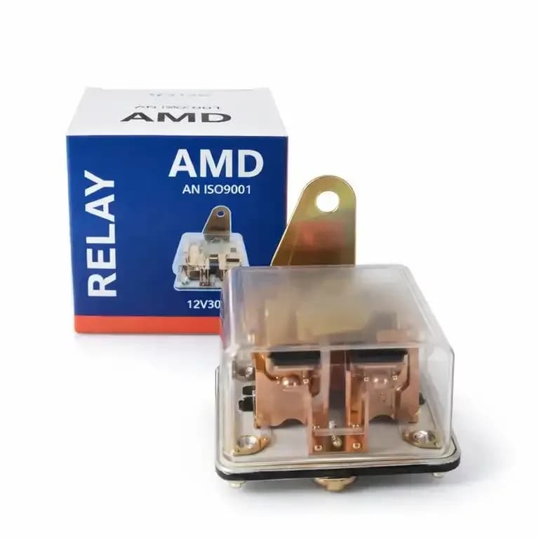 آفتامات چراغ خودرو (رله تقویت روشنایی) برند AMD درجه یک – افزایش نور چراغ جلو و محافظت از دسته راهنما — تصویر ۶