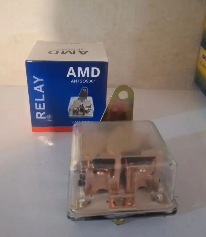 آفتامات چراغ خودرو (رله تقویت روشنایی) برند AMD درجه یک – افزایش نور چراغ جلو و محافظت از دسته راهنما — تصویر ۵