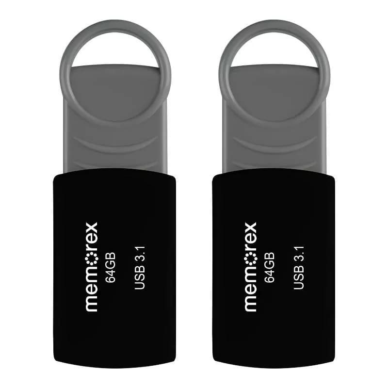 فلش مموری Memorex USB 3.1 با ظرفیت 64GB دو عددی