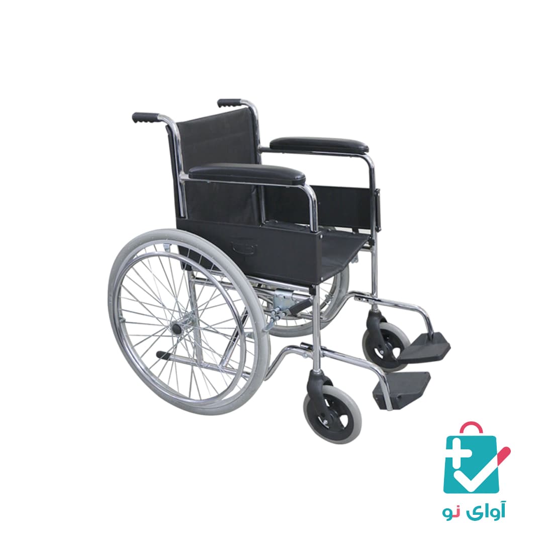 ویلچر یکتا تجهیز البرز مدل ساده استاندارد کد YTA-1801CW
