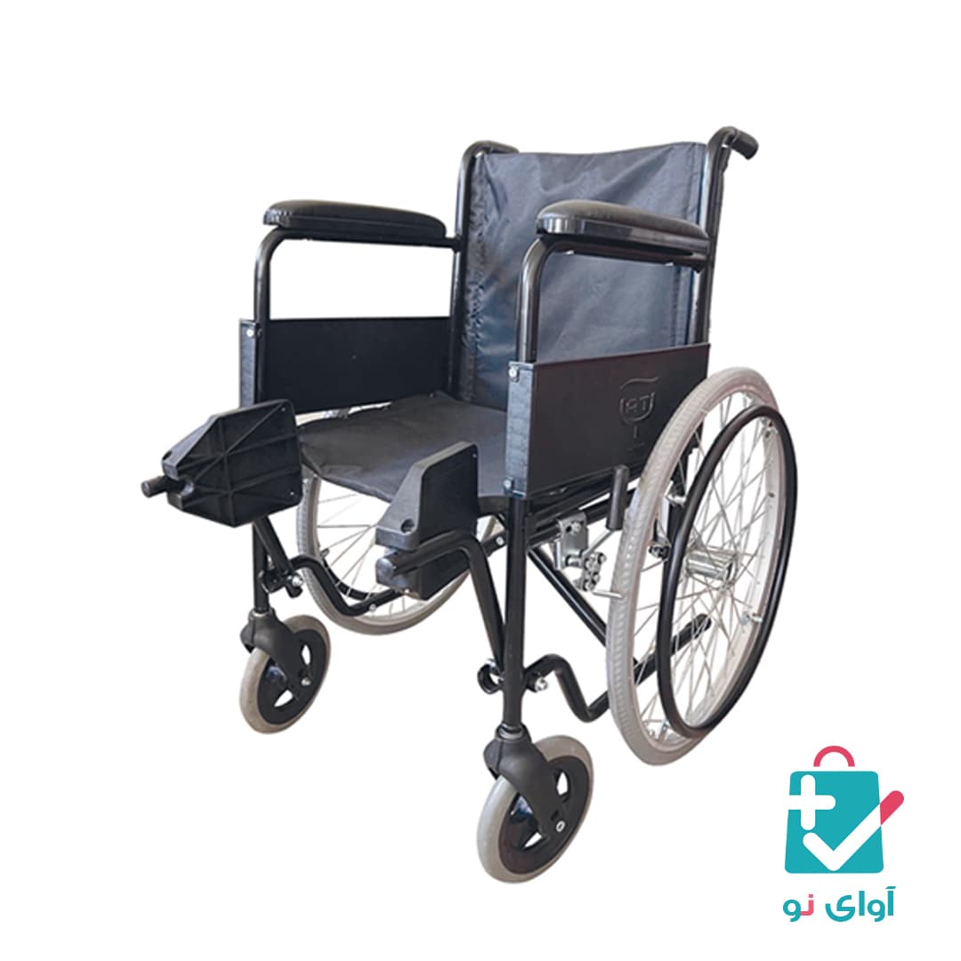 ویلچر یکتا تجهیز البرز مدل ساده استاندارد کد YTA-1801CS