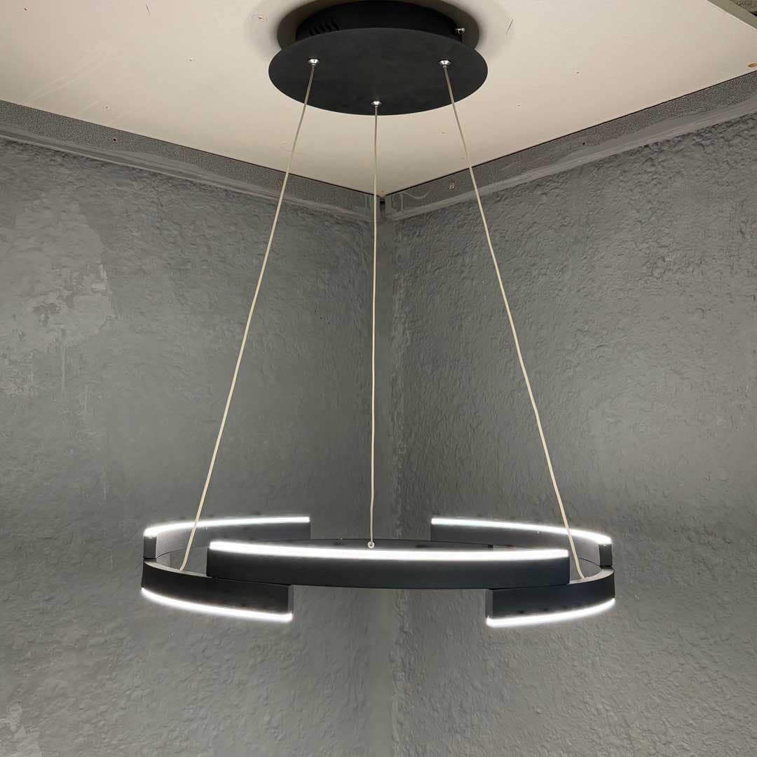 لوستر مدرن رینگ استار یک طبقه — تصویر ۵
