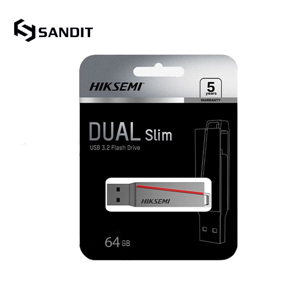 فلش مموری هایک سمی مدل HS-USB-E307C با ظرفیت 64 گیگابایت — تصویر ۵