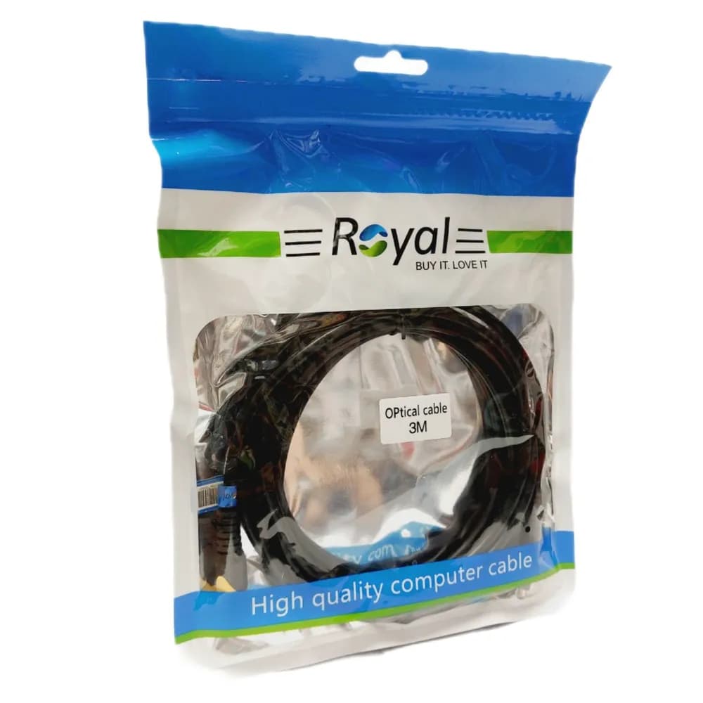 کابل اپتیکال نوری 3 متر رویال| ROYAL 3.0m Optical — تصویر ۲