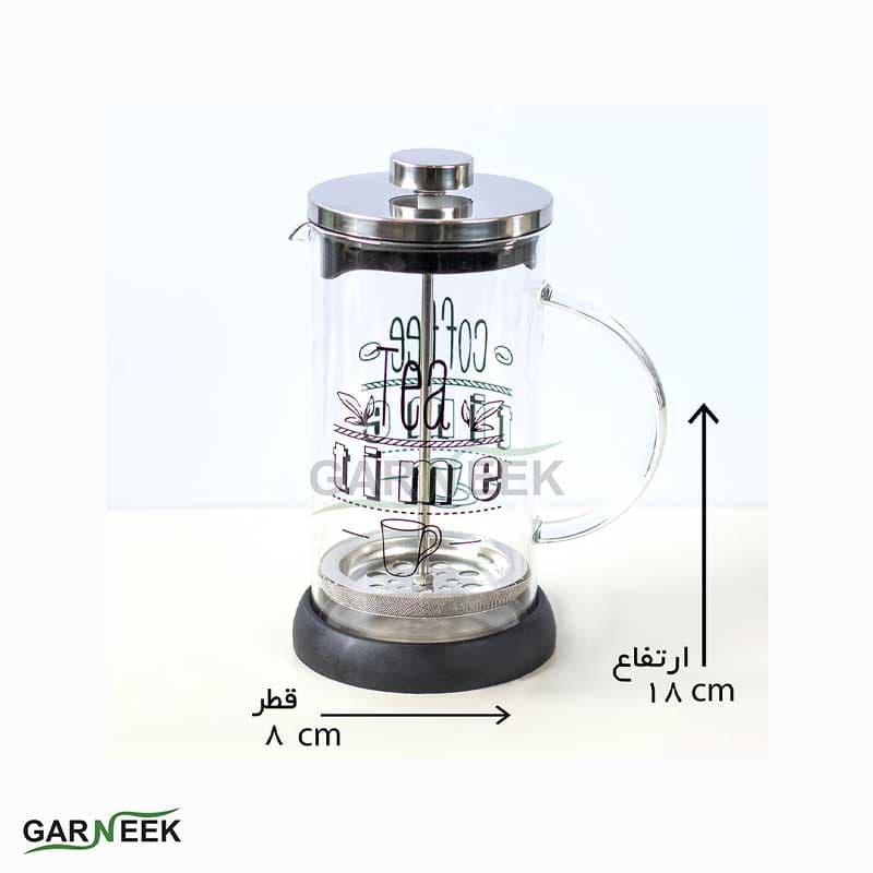 فرنچ پرس سیلیکونی 600 میلی لیتر کد 277 — تصویر ۳