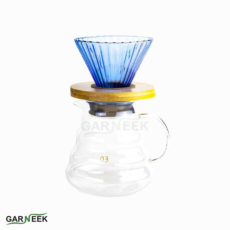 دریپر شیشه ای V60 سایز 02 هاریو کد 276 — تصویر ۴