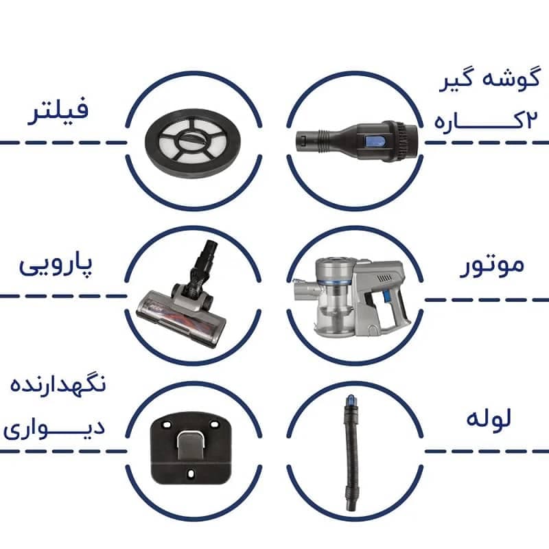 جاروشارژی بیم مدل CV 4204 — تصویر ۴