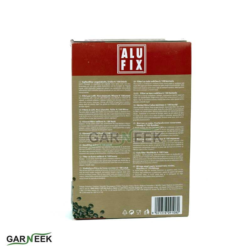فیلتر قهوه الوفیکس Alufix سایز 4 کد 236 — تصویر ۶