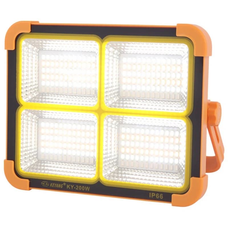پروژکتور سیار شارژی و پاوربانک خورشیدی Keyang KY-200W — تصویر ۹